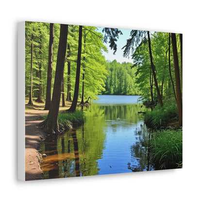 Summer Lake - Canvas Gallery Wraps