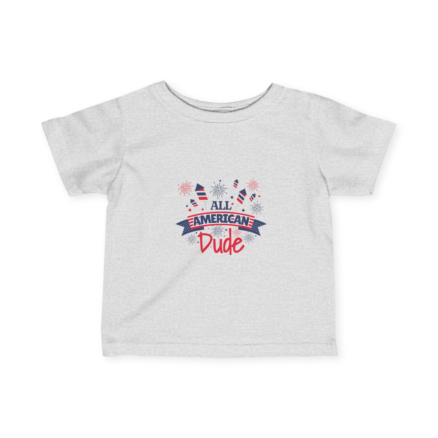 All American Dude - Infant Fine Jersey Tee