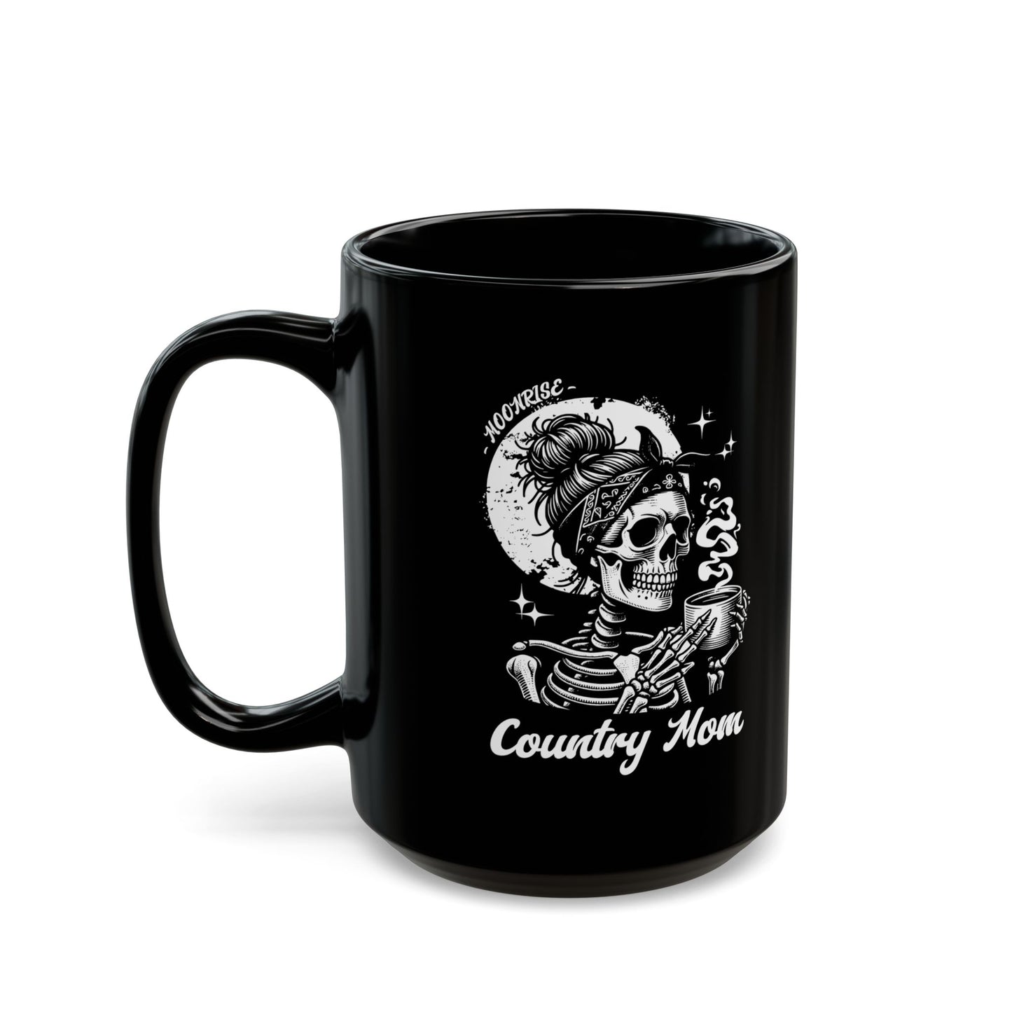 Country Mom - Black Mug (11oz, 15oz)