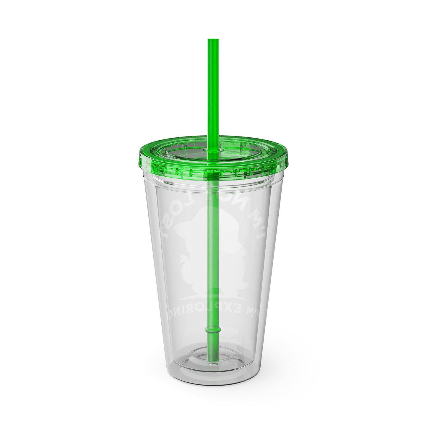 I'm Not Lost, I'm Exploring - Sunsplash Tumbler with Straw, 16oz