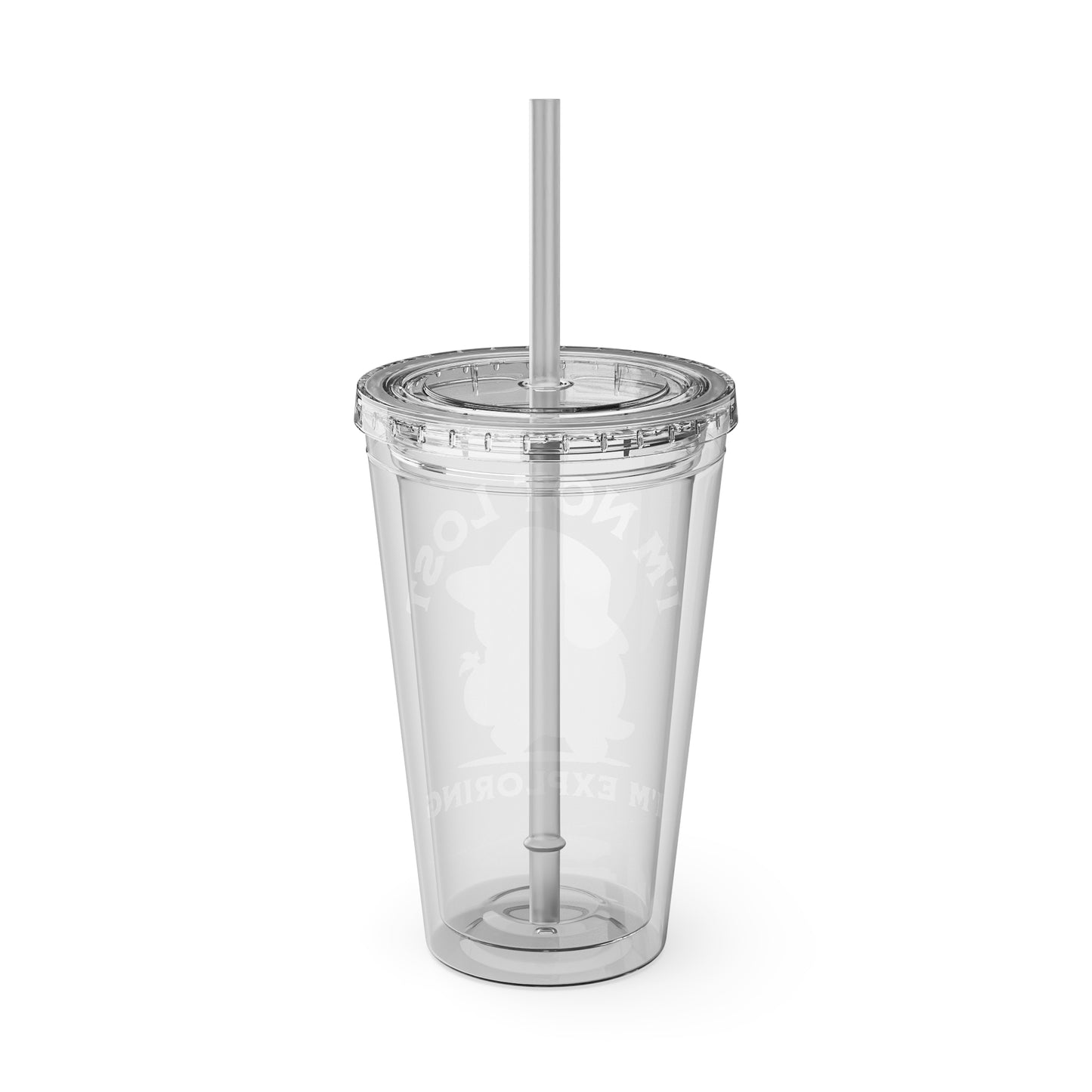 I'm Not Lost, I'm Exploring - Sunsplash Tumbler with Straw, 16oz