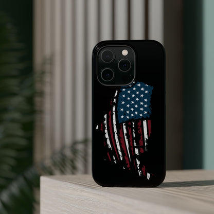 US Flag - iPhone Magnetic Tough Case