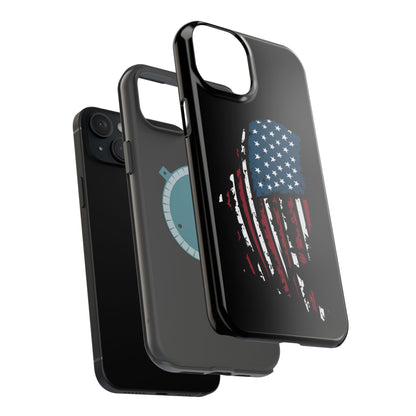 US Flag - iPhone Magnetic Tough Case