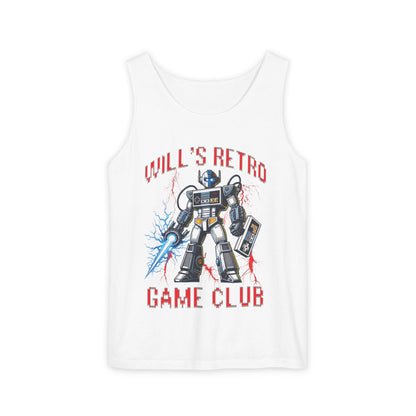 Will's Retro Game Club - Unisex Garment-Dyed Tank Top