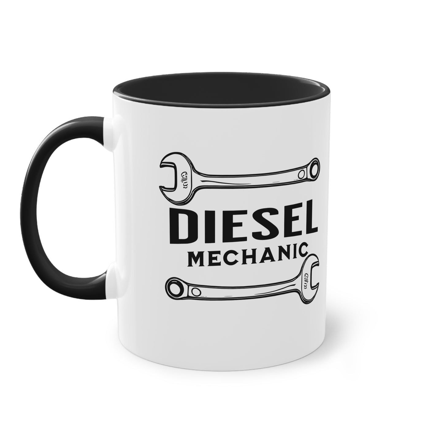 Diesel Mechanic - Two-Tone Coffee Mug, 11oz