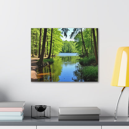 Summer Lake - Canvas Gallery Wraps