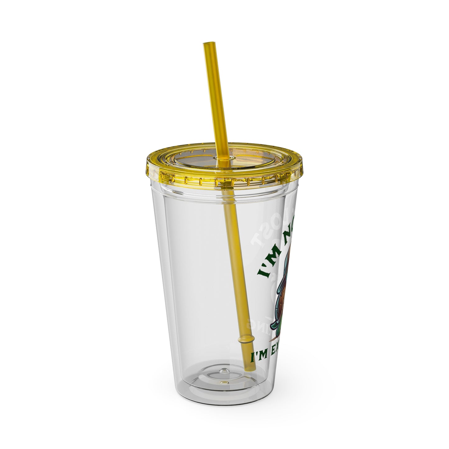 I'm Not Lost, I'm Exploring - Sunsplash Tumbler with Straw, 16oz