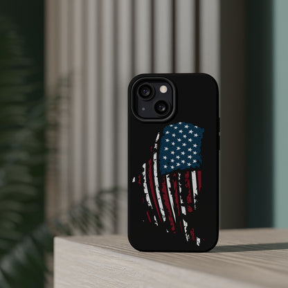 US Flag - iPhone Magnetic Tough Case