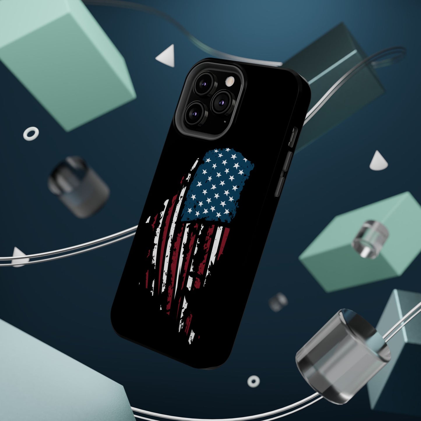 US Flag - iPhone Magnetic Tough Case