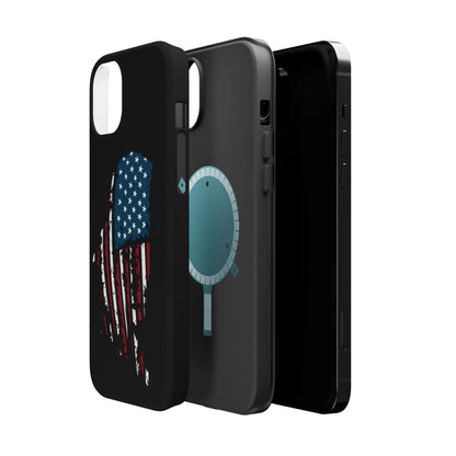 US Flag - iPhone Magnetic Tough Case