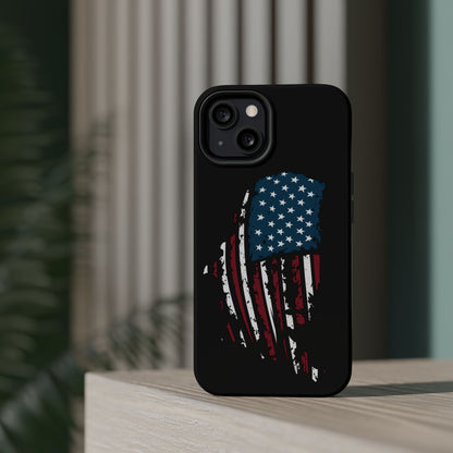 US Flag - iPhone Magnetic Tough Case