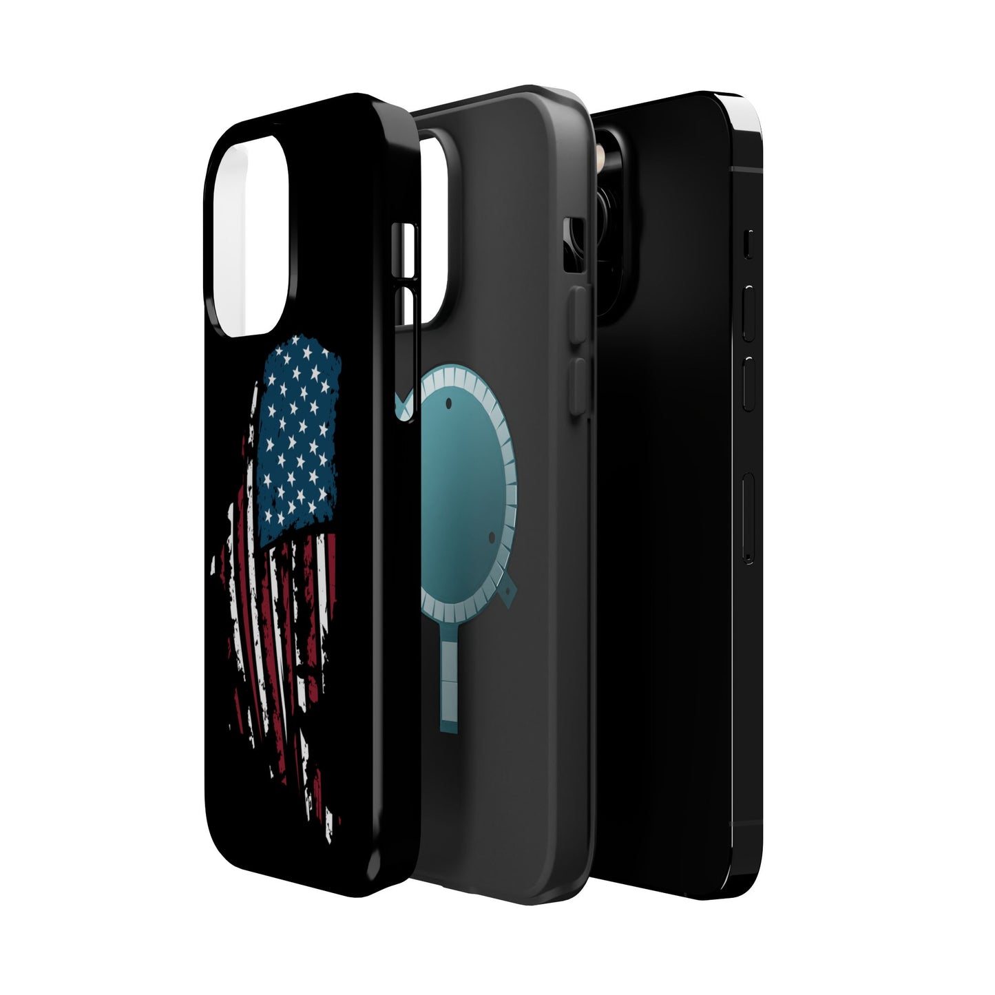 US Flag - iPhone Magnetic Tough Case