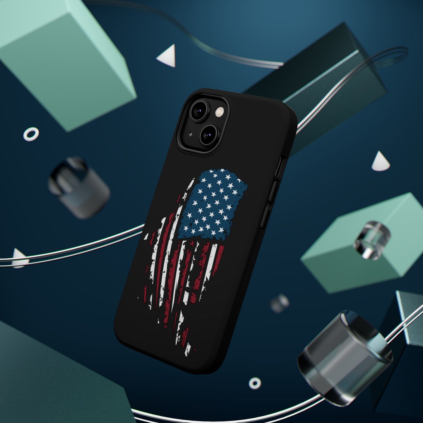 US Flag - iPhone Magnetic Tough Case