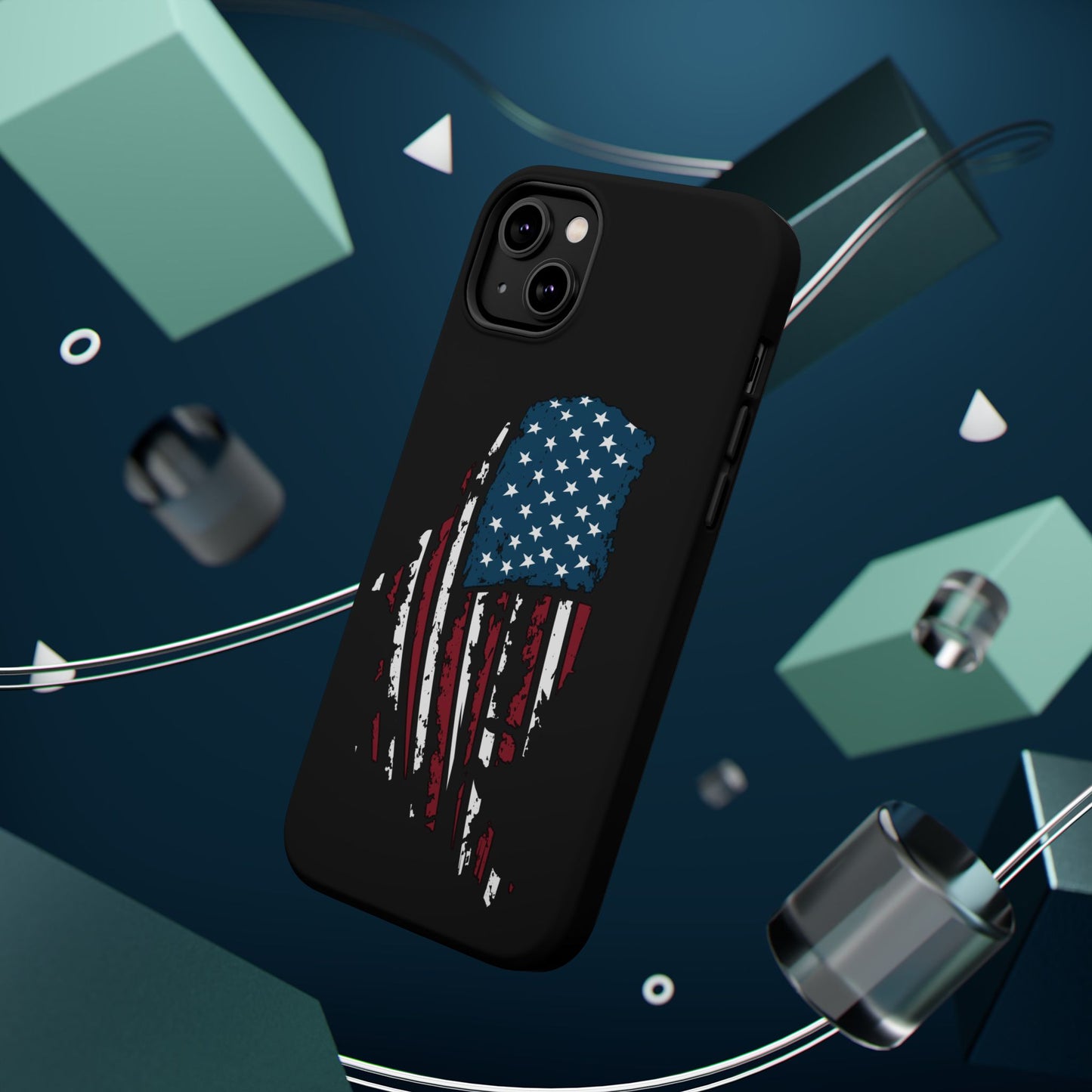 US Flag - iPhone Magnetic Tough Case