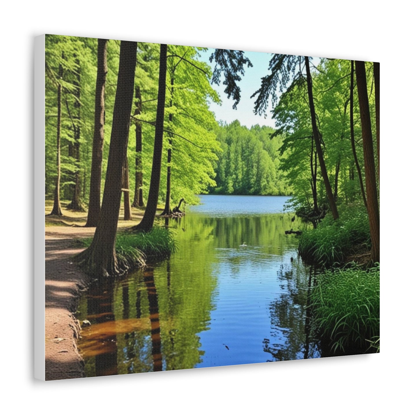 Summer Lake - Canvas Gallery Wraps