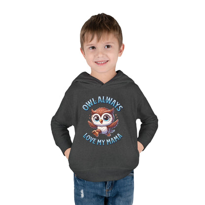 Owl Always Love my Momma -Toddler Pullover Fleece Hoodie