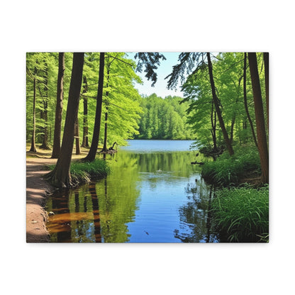 Summer Lake - Canvas Gallery Wraps