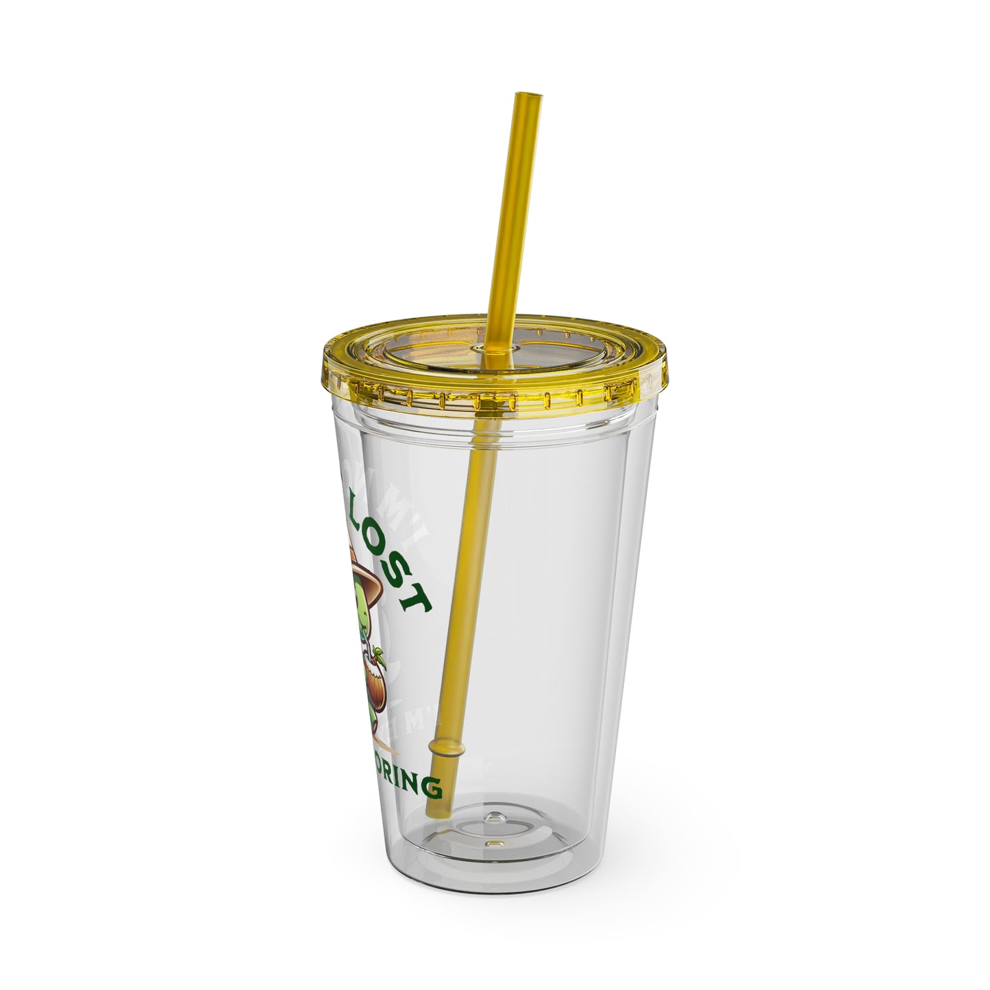 I'm Not Lost, I'm Exploring - Sunsplash Tumbler with Straw, 16oz