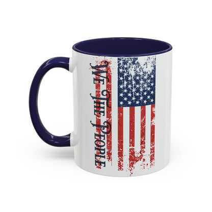 We The People Mug - Accent Coffee Mug (11, 15oz)