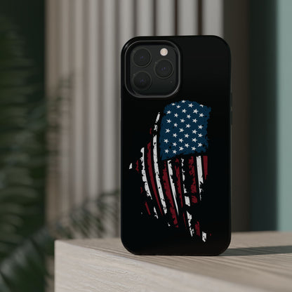 US Flag - iPhone Magnetic Tough Case