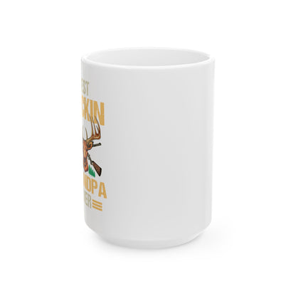 Best Buckin Grandpa - Ceramic Mug, (11oz, 15oz)