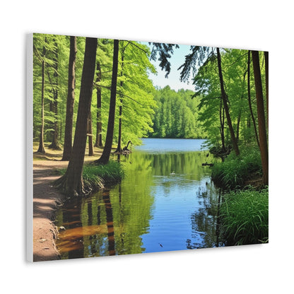 Summer Lake - Canvas Gallery Wraps