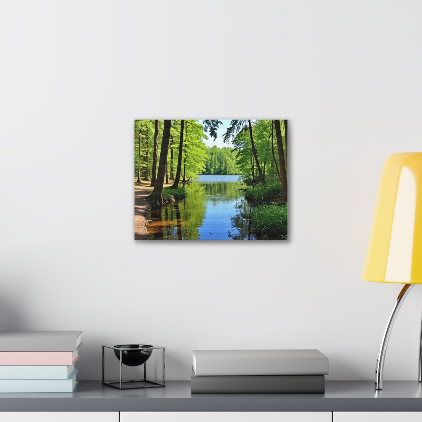 Summer Lake - Canvas Gallery Wraps