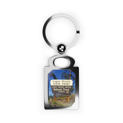 Logan Shoals Lake Tahoe - Rectangle Photo Keyring