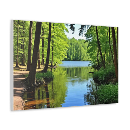 Summer Lake - Canvas Gallery Wraps