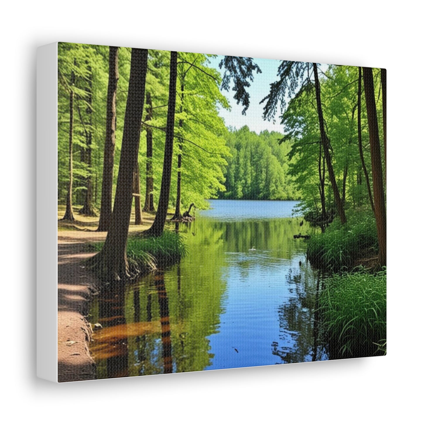 Summer Lake - Canvas Gallery Wraps