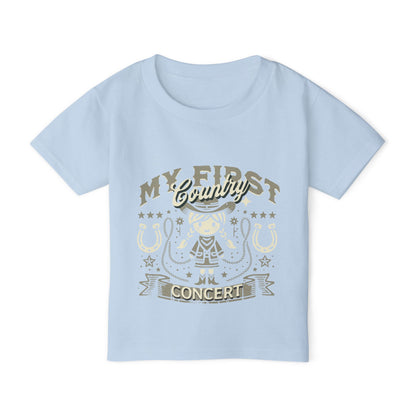 My First Country Concert - Heavy Cotton™ Toddler T-shirt