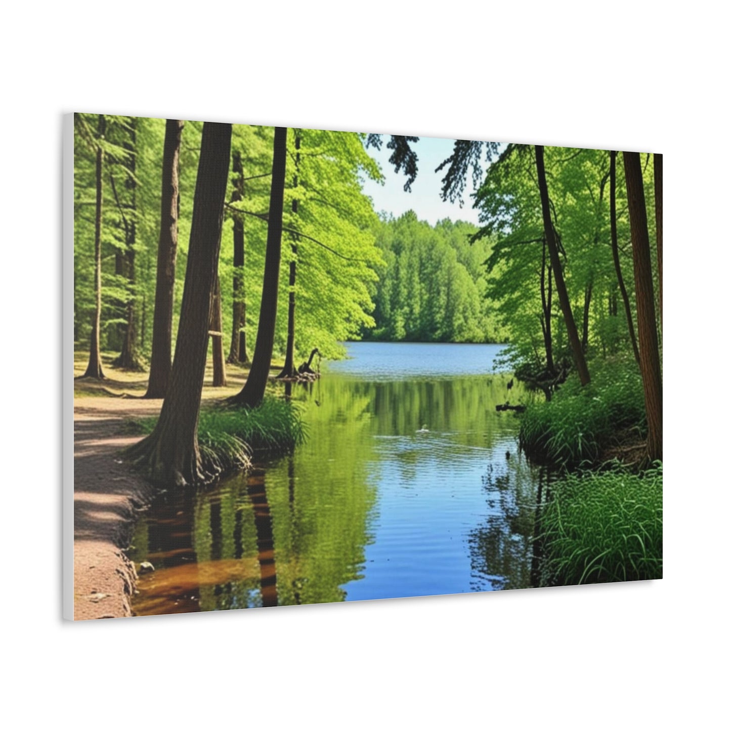 Summer Lake - Canvas Gallery Wraps