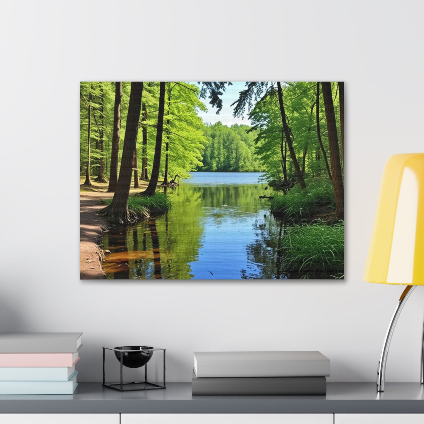 Summer Lake - Canvas Gallery Wraps