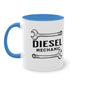 Diesel Mechanic - Two-Tone Coffee Mug, 11oz