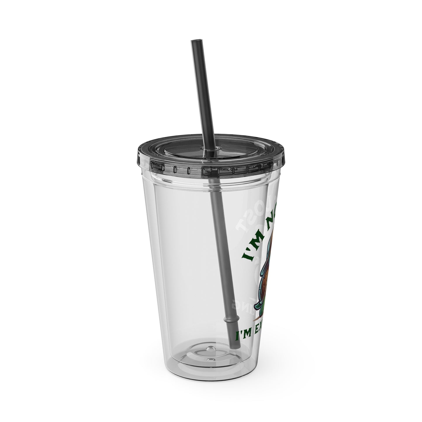 I'm Not Lost, I'm Exploring - Sunsplash Tumbler with Straw, 16oz