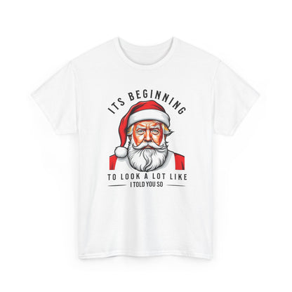 It's beginning to look a lot like I told you so - Unisex Heavy Cotton Tee