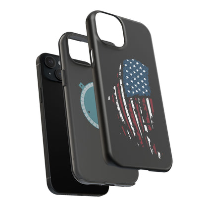 US Flag - iPhone Magnetic Tough Case