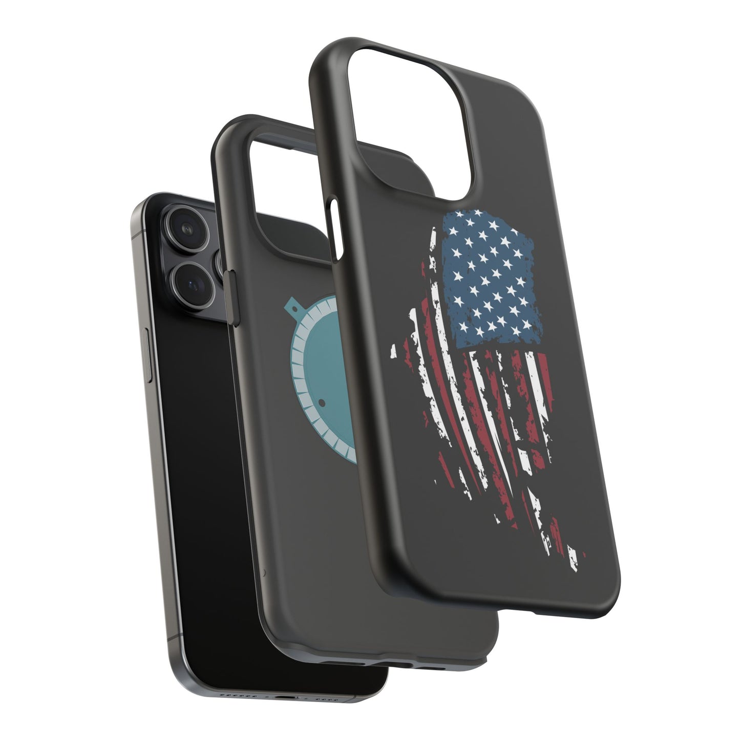 US Flag - iPhone Magnetic Tough Case