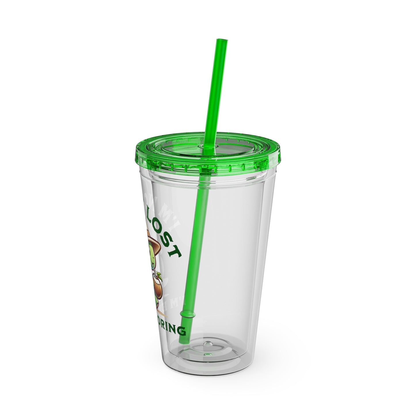 I'm Not Lost, I'm Exploring - Sunsplash Tumbler with Straw, 16oz