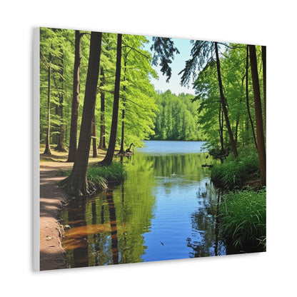 Summer Lake - Canvas Gallery Wraps