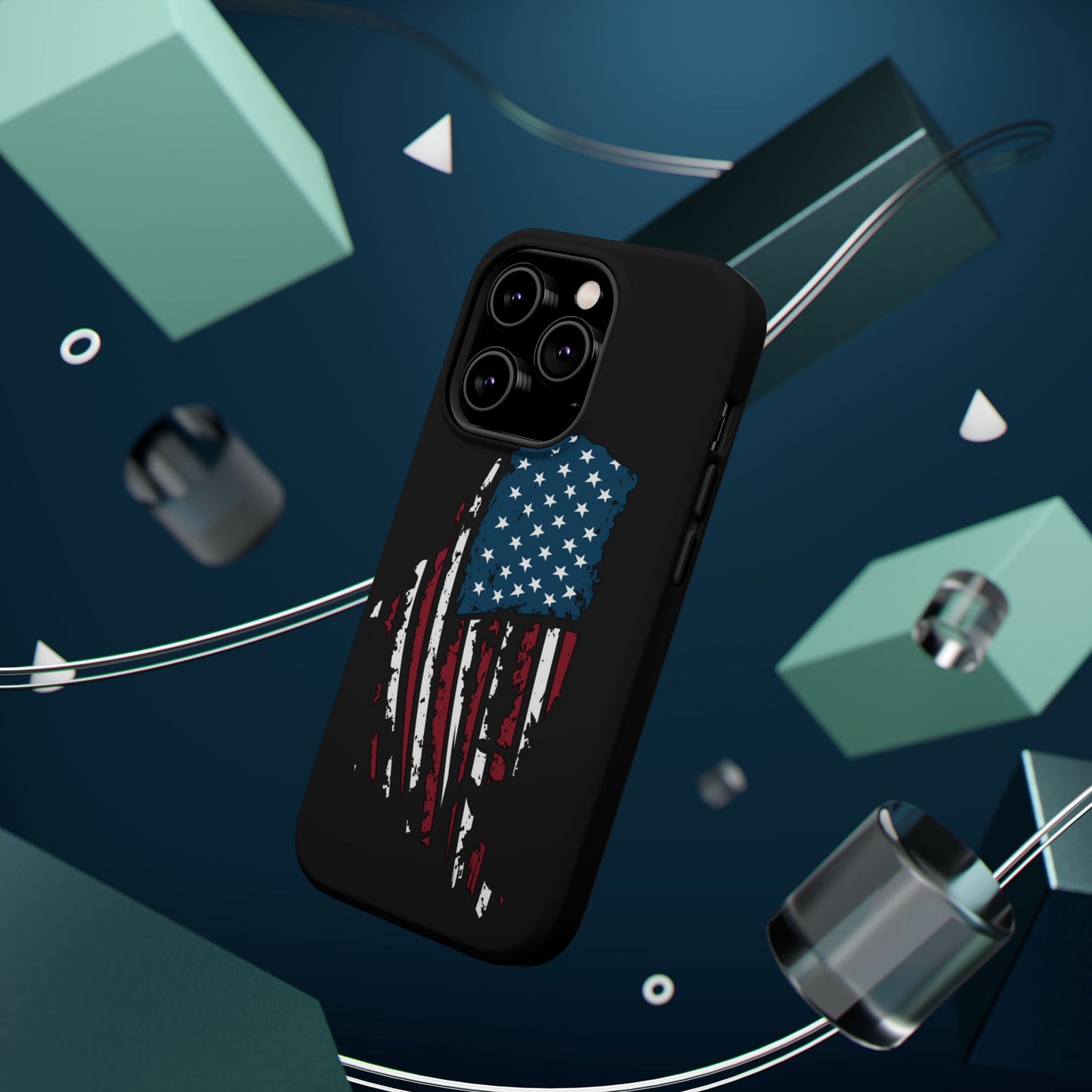 US Flag - iPhone Magnetic Tough Case