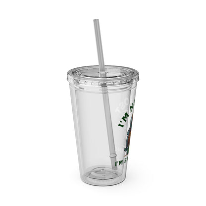 I'm Not Lost, I'm Exploring - Sunsplash Tumbler with Straw, 16oz