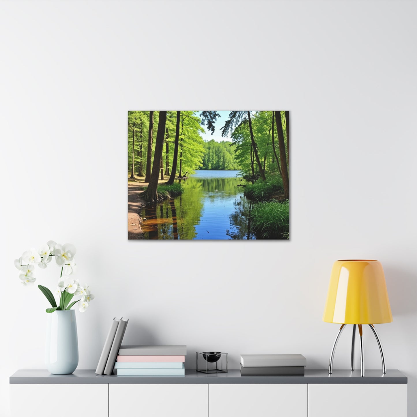 Summer Lake - Canvas Gallery Wraps